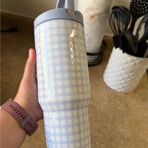 Hydro jug Blue Gingham Tumbler
